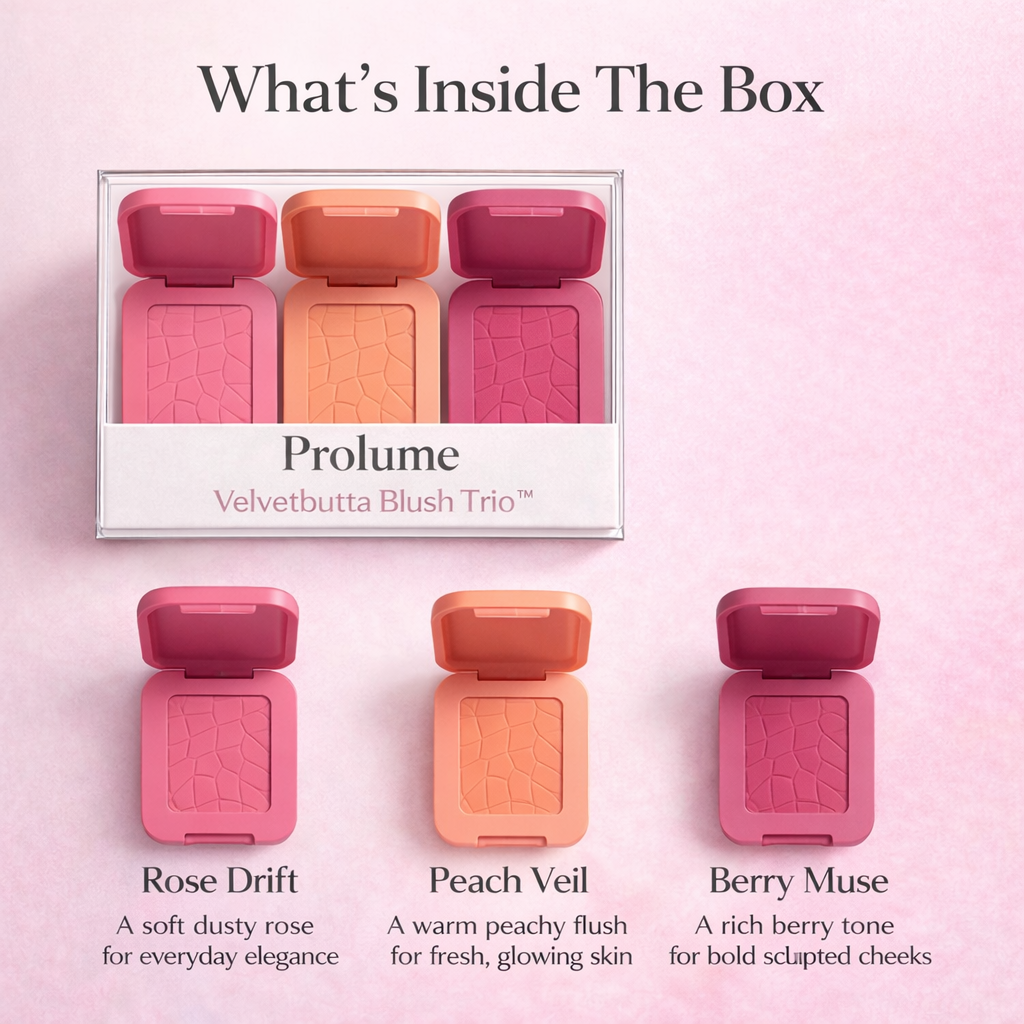 Velvetbutta Blush Trio