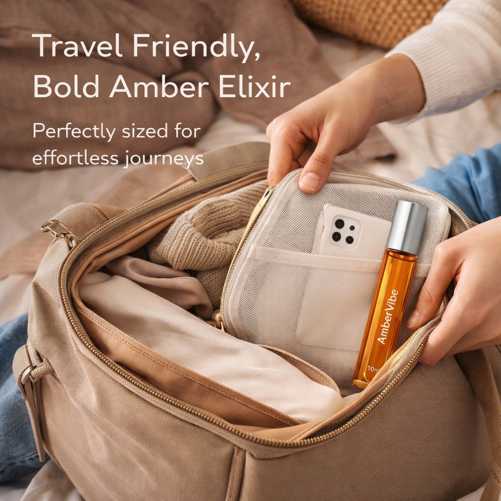 AmberVibe AM Elixir Extrait De Parfum | Travel Size 10ml