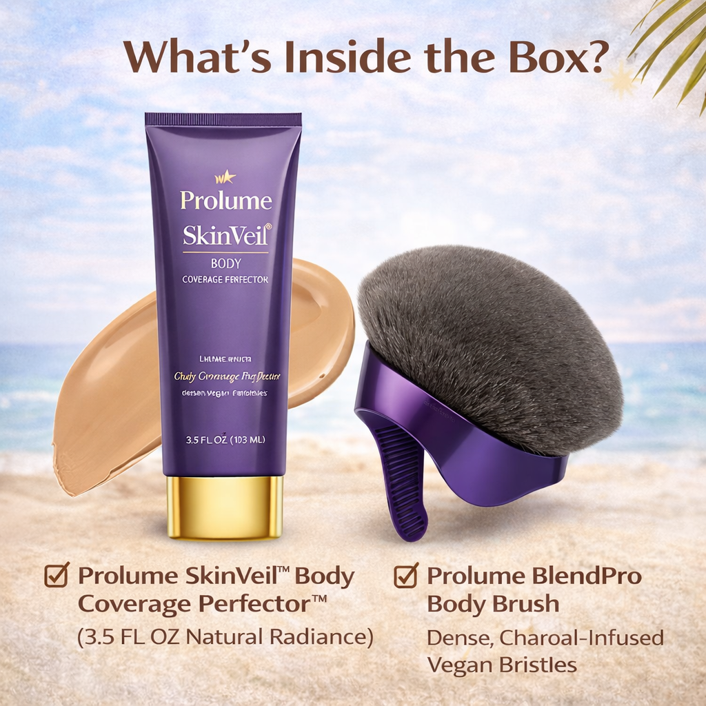 SkinVeil Body Coverage Perfector + BlendPro Body Brush