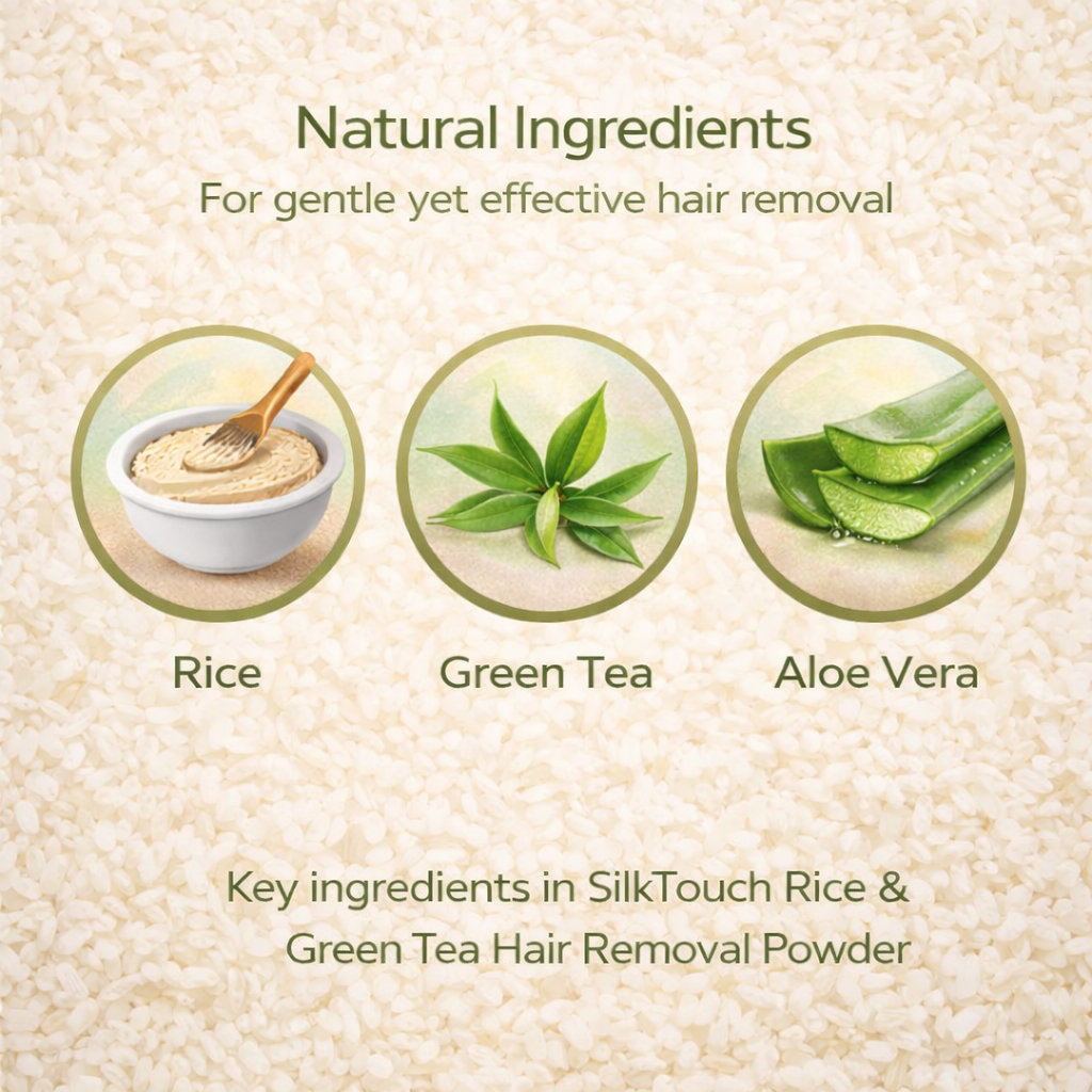Riceveil SilkTouch Hair Removal Powder