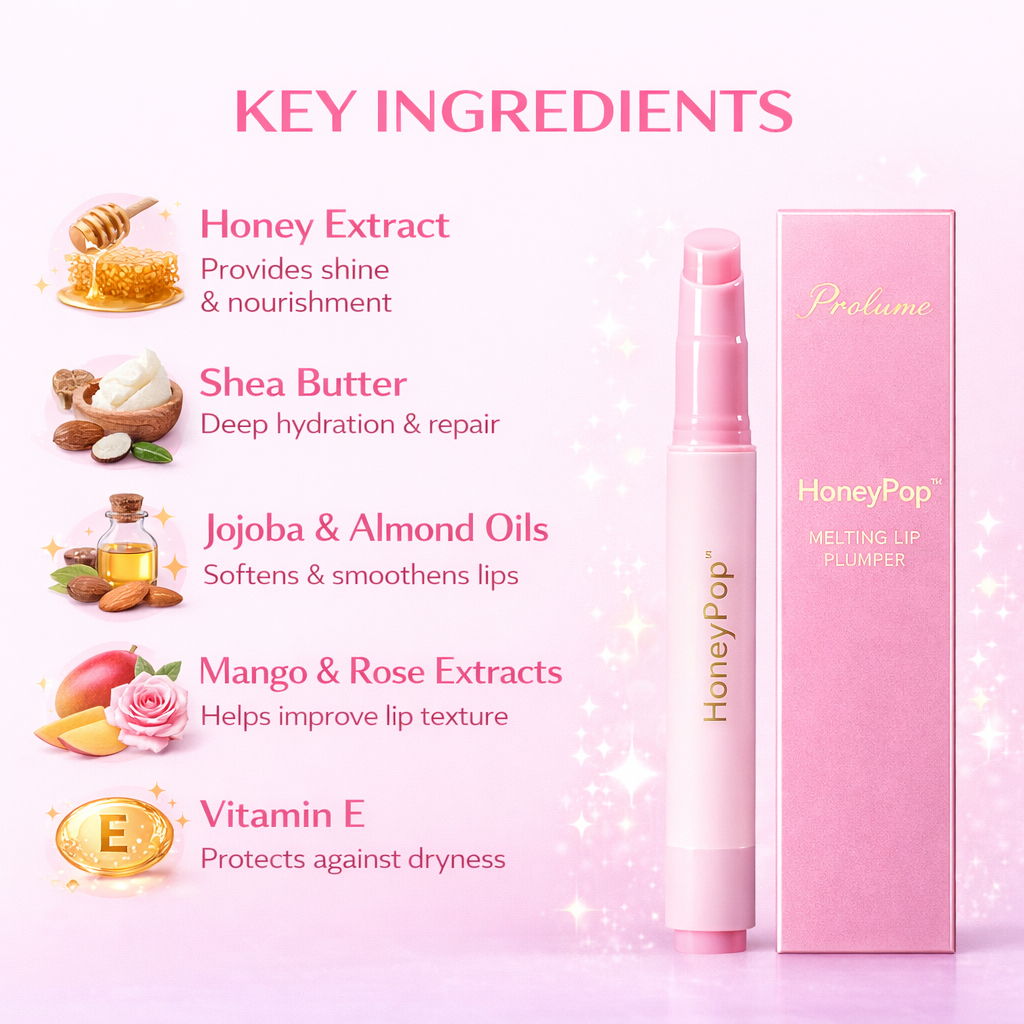 HoneyPop Melting Lip Plumper – Soft Pink