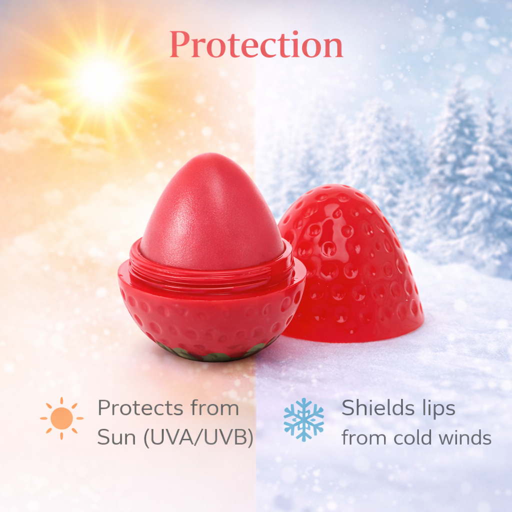 StrawberryShield Lip Balm - pack of 2