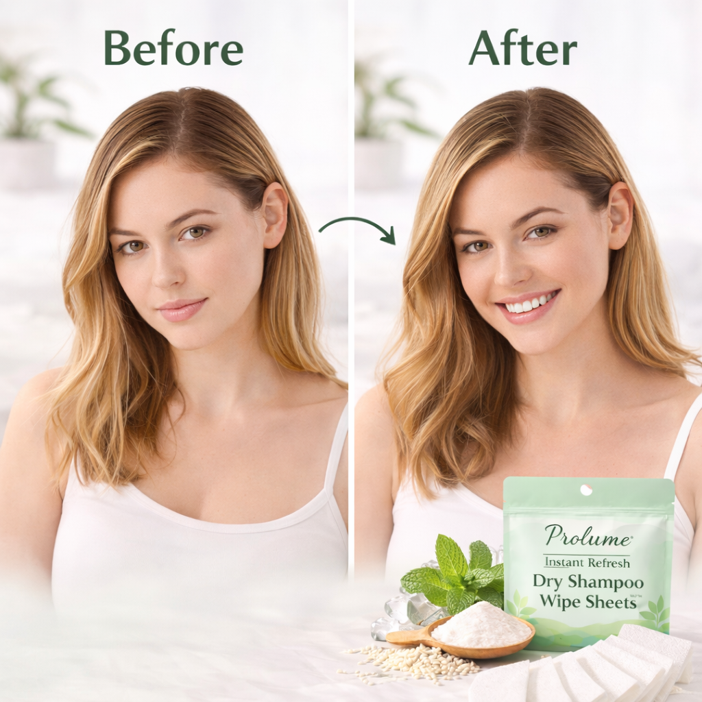 Instant Refresh Dry Shampoo Wipe Sheets