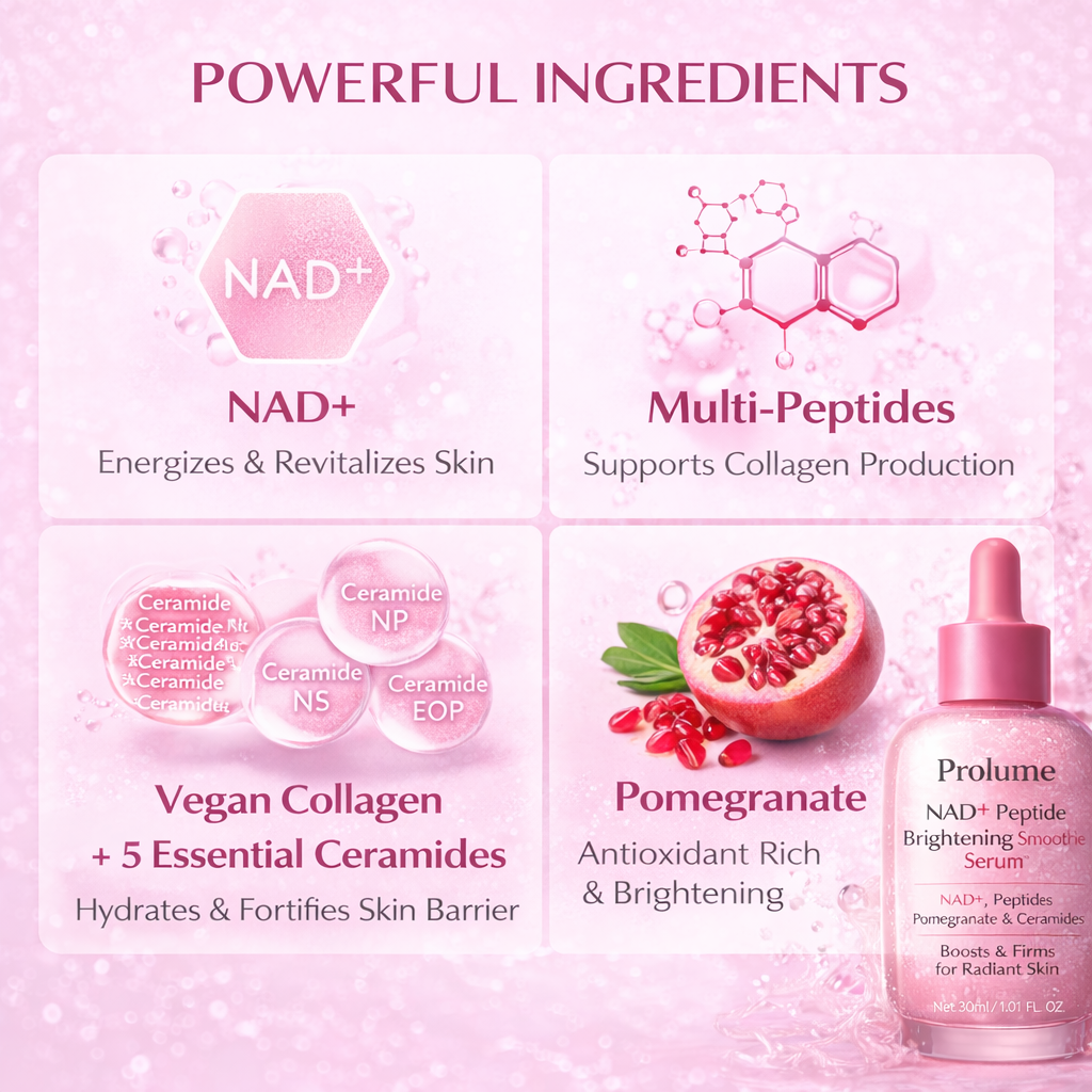 NAD⁺ Peptide Brightening Smoothie Serum