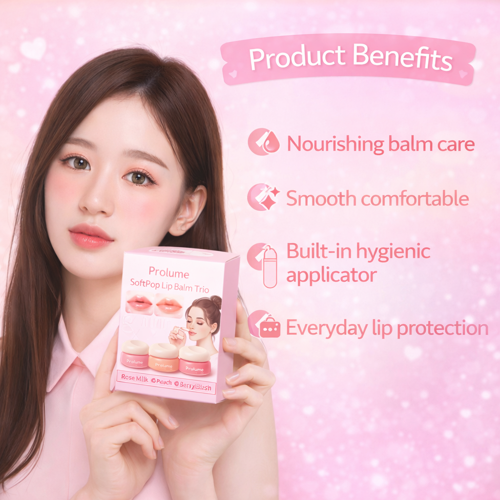 SoftPop Lip Balm Trio