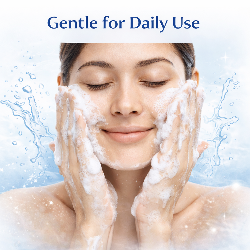 Powder-to-Foam Face Wash