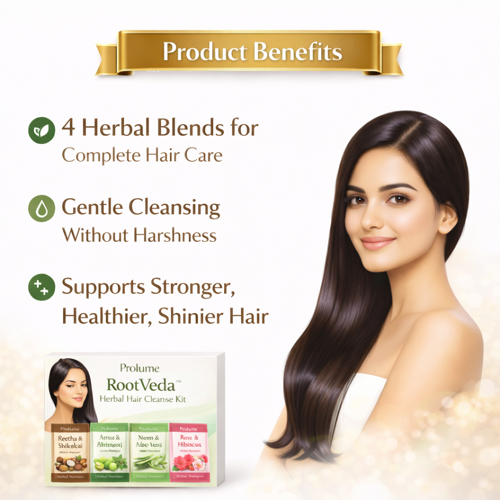 RootVeda Herbal Hair Cleanse Kit