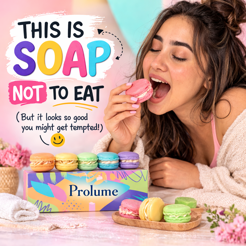 SweetLather Handmade Soap Macaron Set