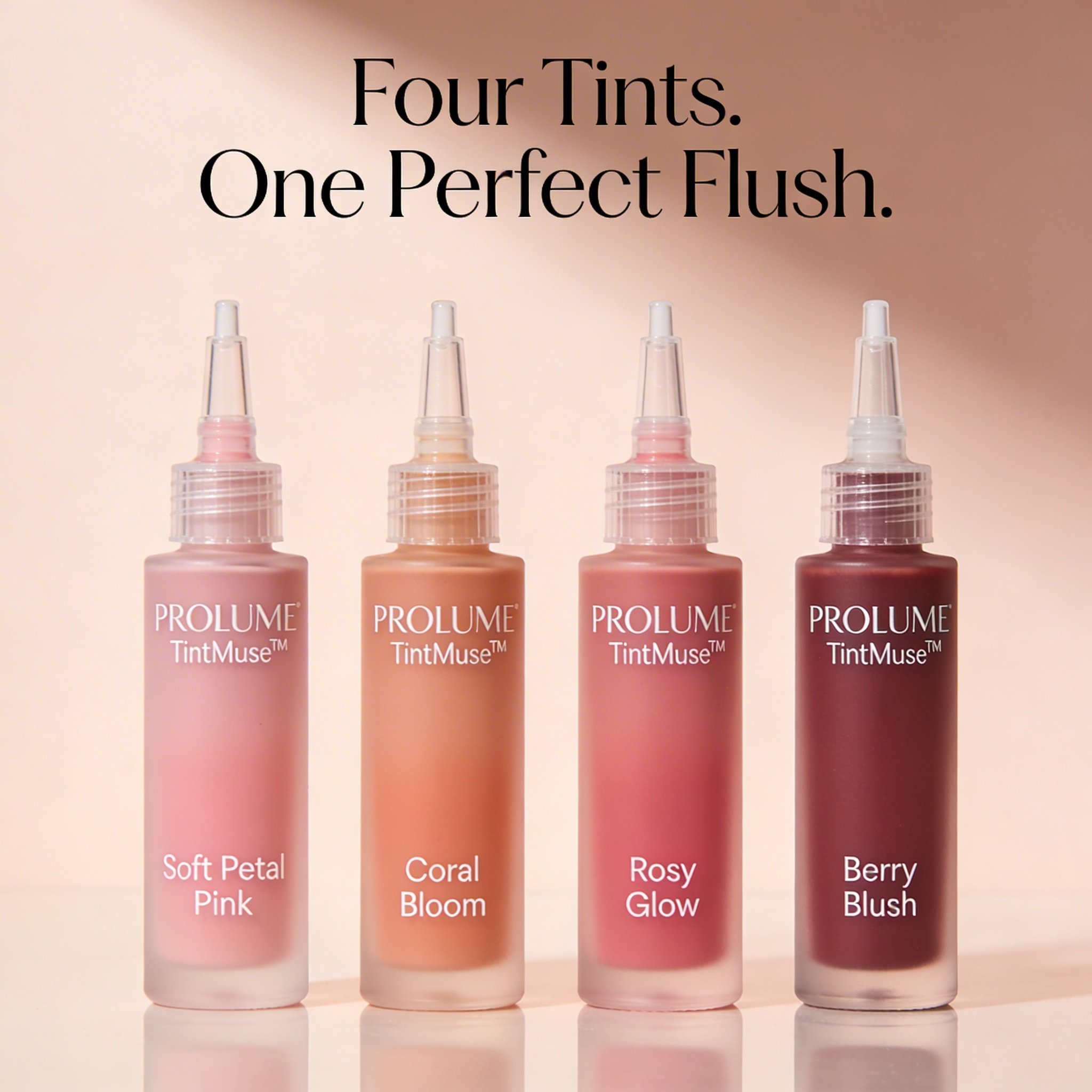 TintMuse Liquid Blush Tint Set  Set of 4 | Precision Injection-Type Bottles