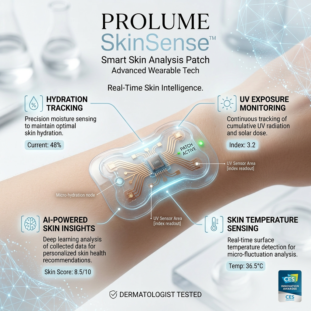 SkinSense Smart Skin Analysis Patch