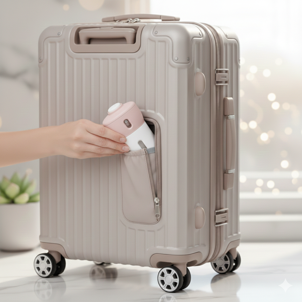 SkinTrip Quad Travel 4-in-1 Skincare Bottle