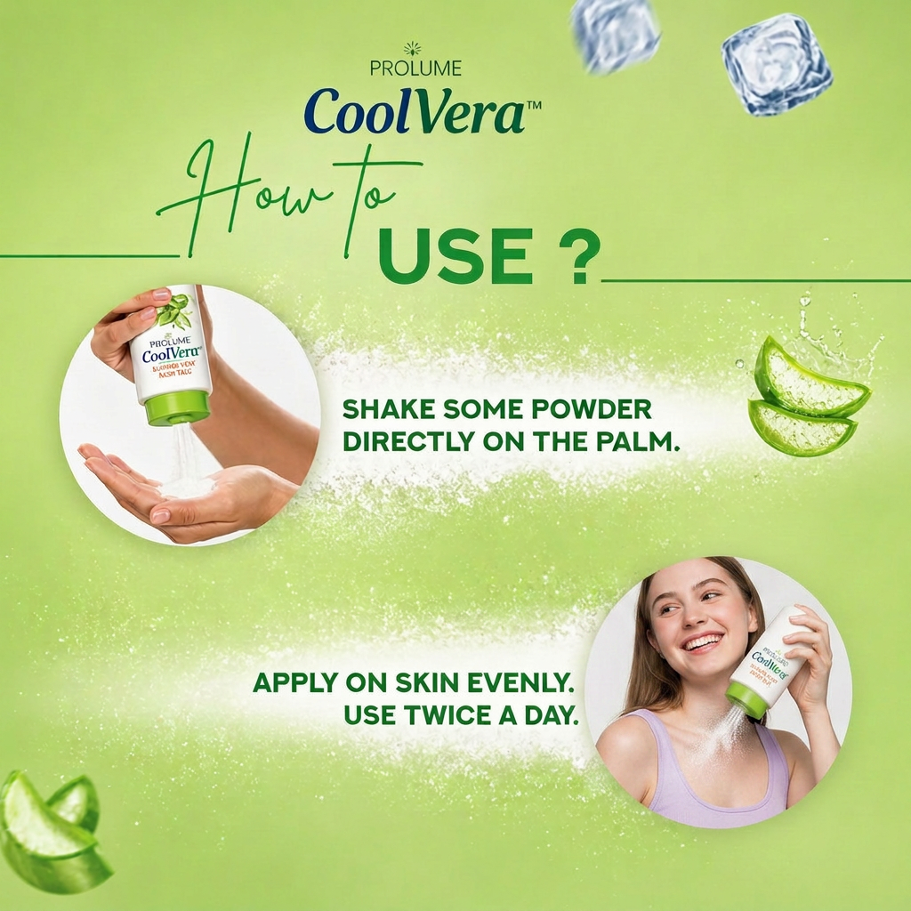 CoolVera Summer Heat Rash Talc