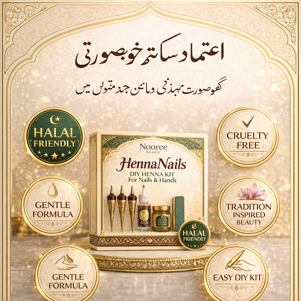 Nooree Beauty HennaNails DIY Henna Kit For Nails & Hands