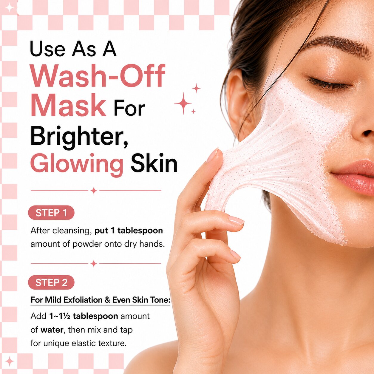 MallowGlow rice enzyme Cleansing Powder (50g | Powder-to-Foam Face Cleanser)