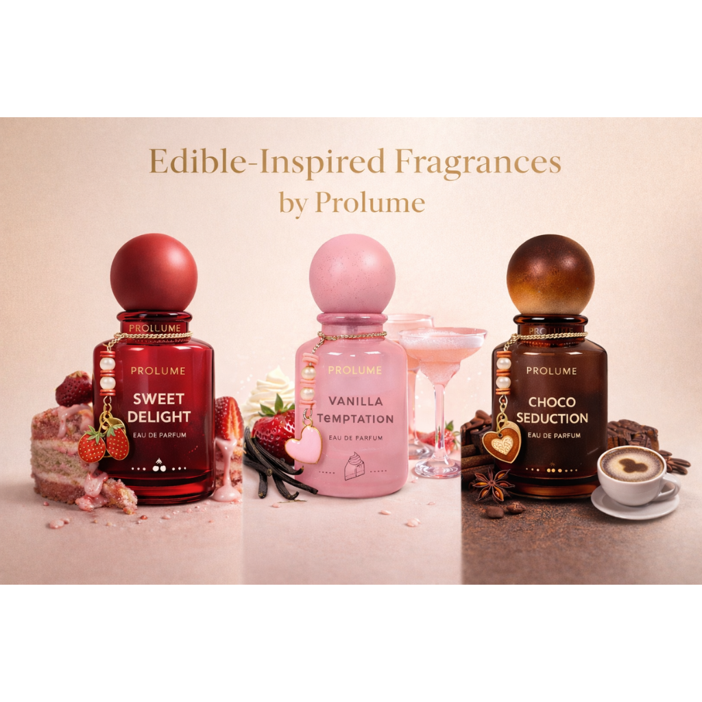 Gourmand Delicious Luxury Edible Inspired Fragrances - Set of 3