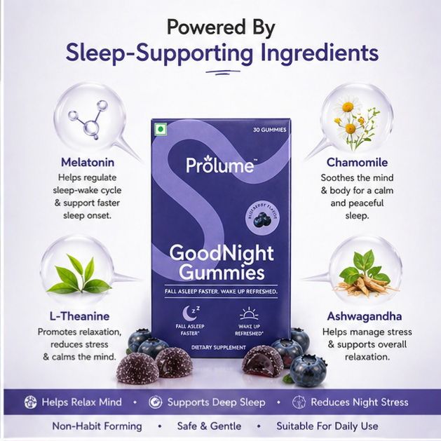 GoodNight Gummies for Deep & Restful Sleep – Pack of 30 Gummies