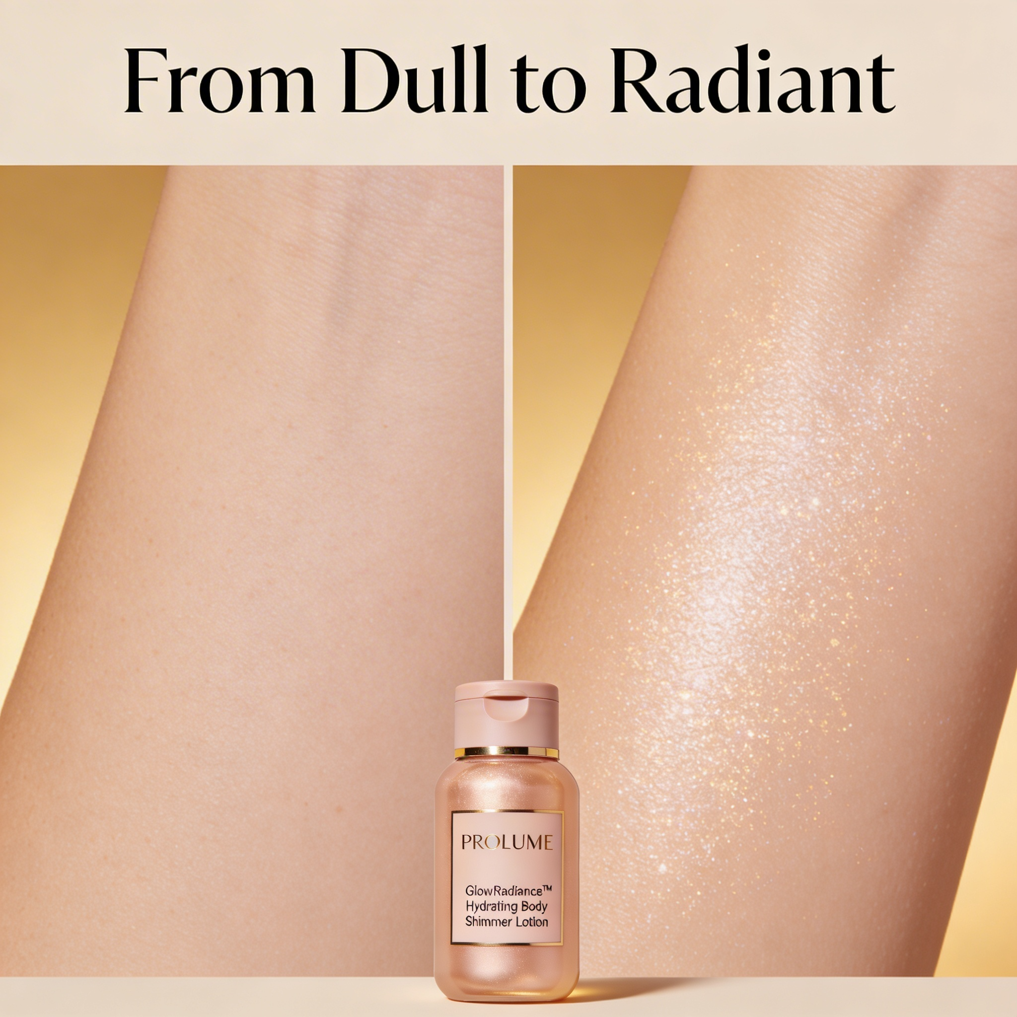 GlowRadiance Hydrating Body Shimmer Lotion Flip-Top Bottle