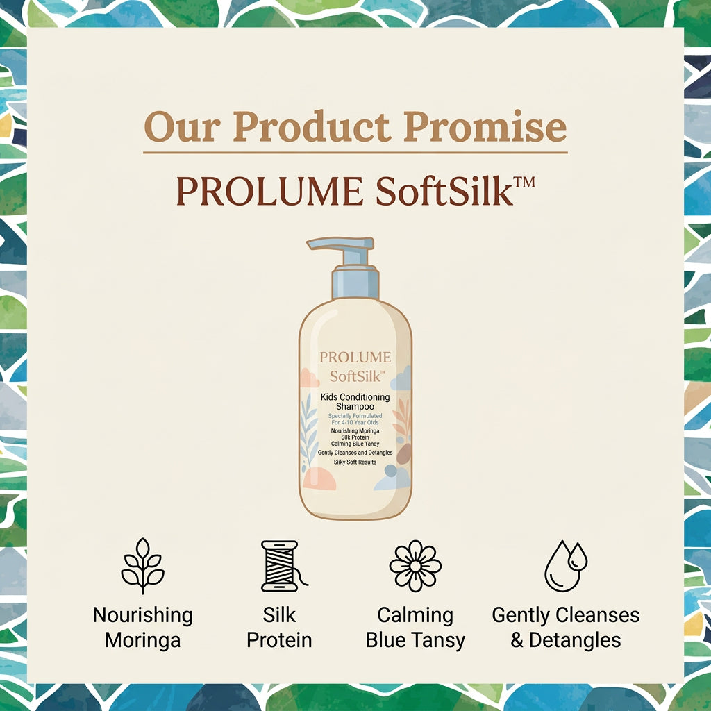SoftSilk Kids Conditioning Shampoo Tear-Free Care | Gentle Cleansing | Silky Smooth Hair
