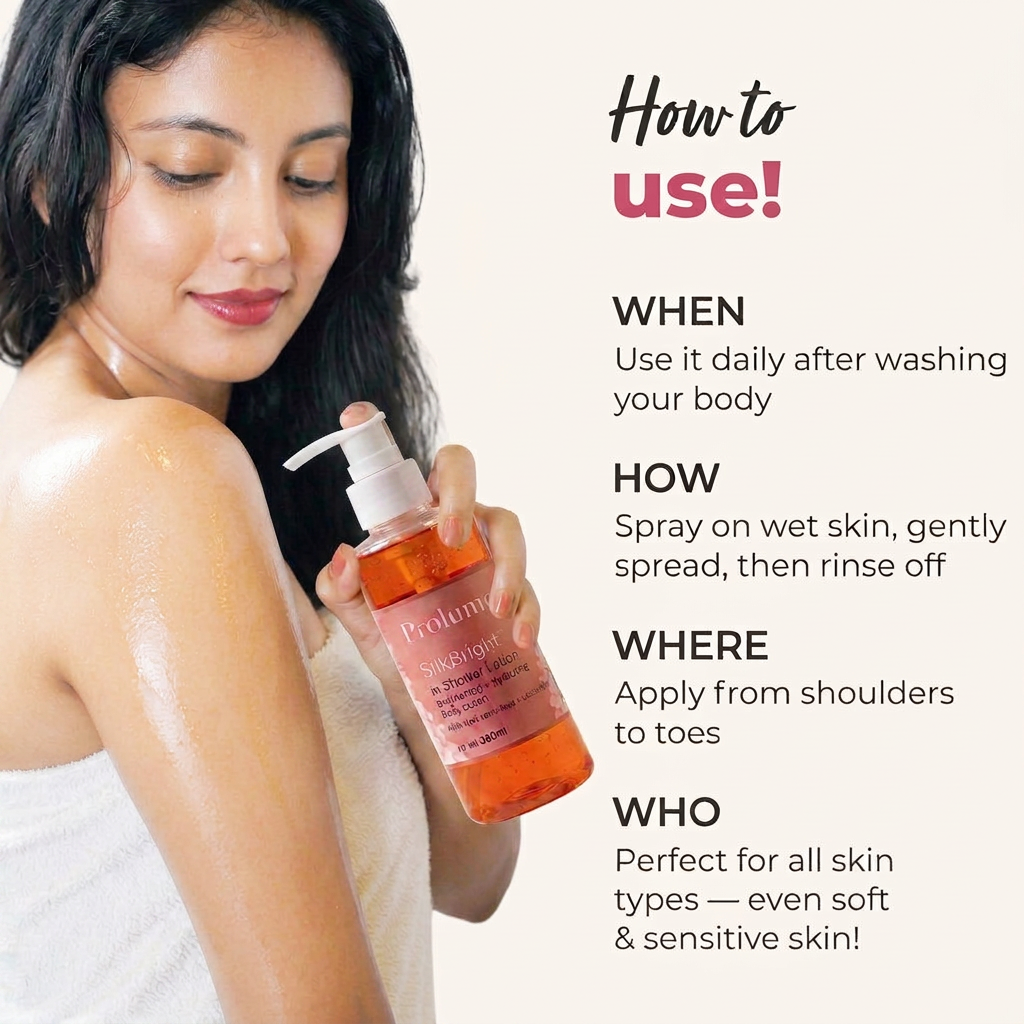 SilkBright In-Shower Lotion