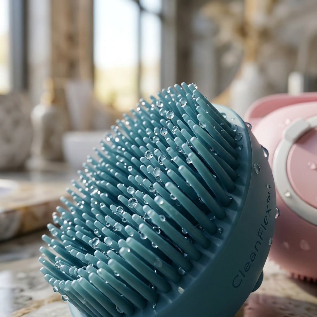 CleanFlex Silicone Body Scrubber (Pack of 3)  Hygienic Body Brush | Deep Clean | Gentle Exfoliation