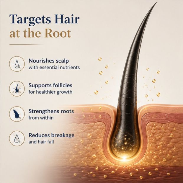 HairStruct Advanced Hair Growth Serum  With Korean Black Rice & Rosemary