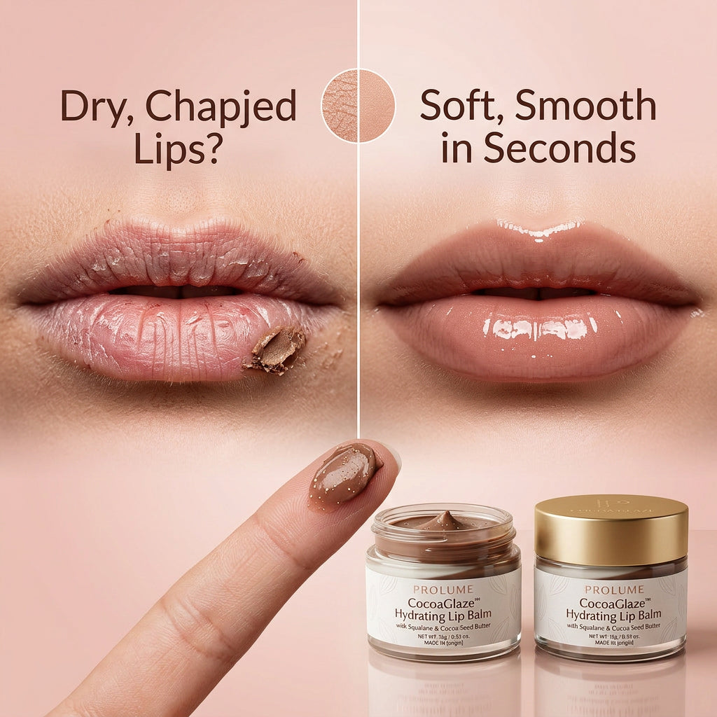 CocoaGlaze Hydrating Lip Balm (Pack of 2)  Chocolate Lip Care | Deep Hydration | Smooth, Glossy Lips