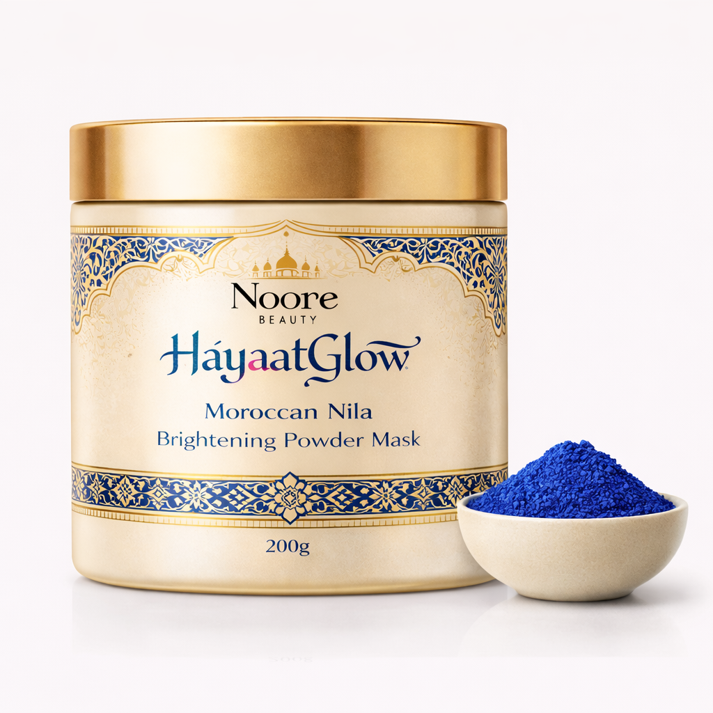Noor HayaatGlow Moroccan Nila Brightening Powder Mask- Pack of 3