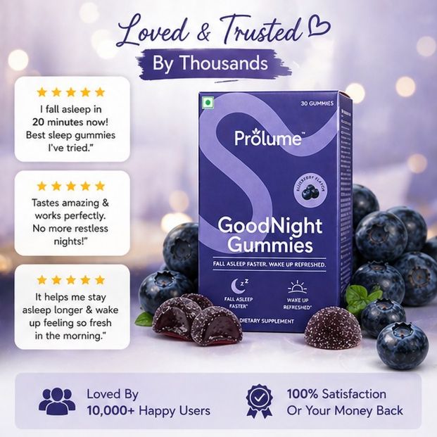 GoodNight Gummies for Deep & Restful Sleep – Pack of 30 Gummies