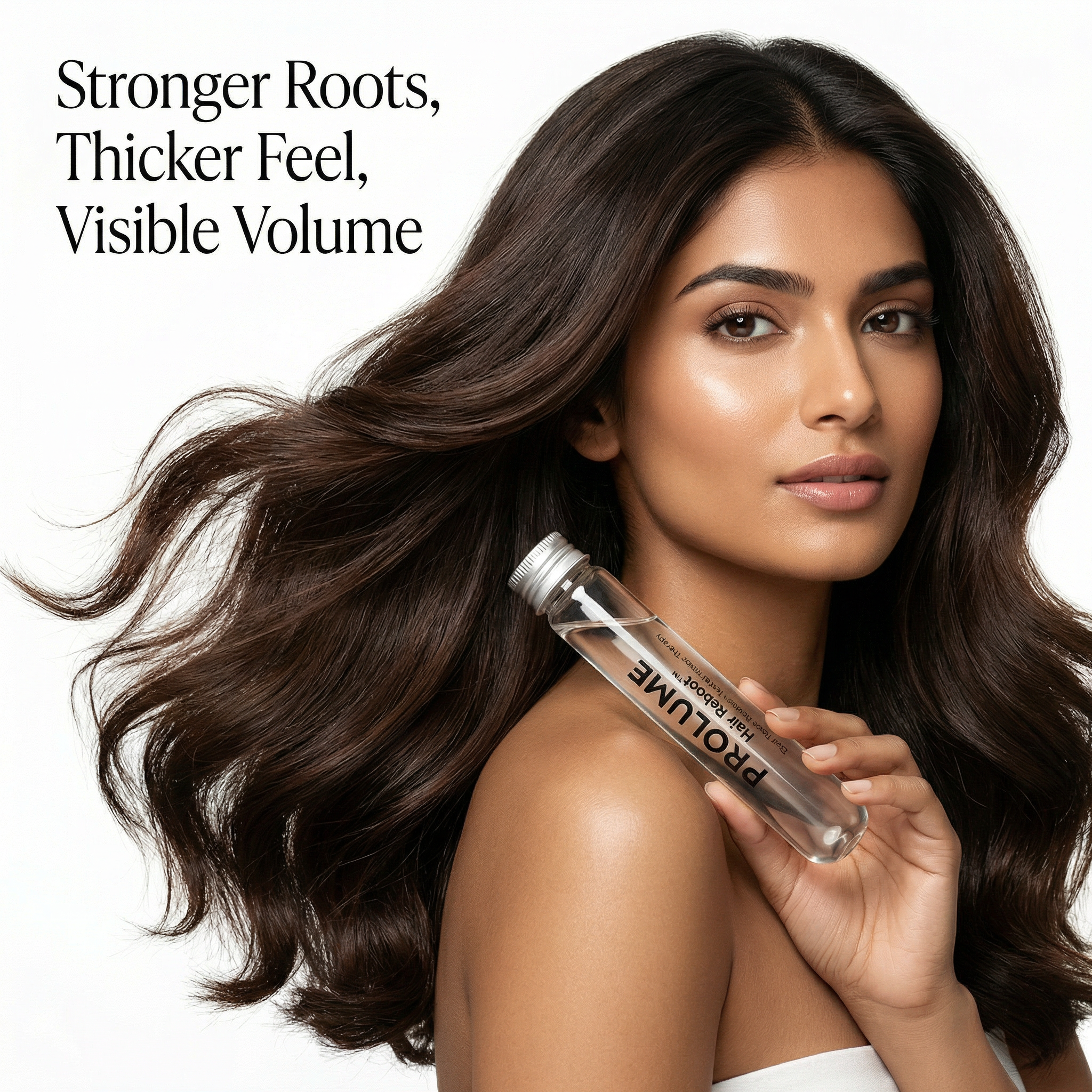 Hair Reboot Test Tube Therapy  Dual Phase Protein + Liquid Repair System  Lab Test Tube Packaging | 1 Tube + 5 Powder Sachets + 5 Liquid Ampoules