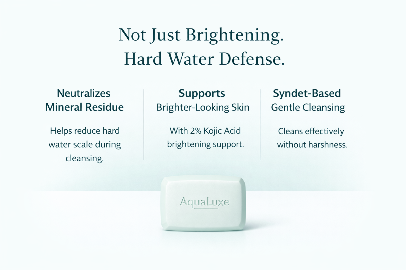 Aqualuxe ClearScale Brightening Soap Bar