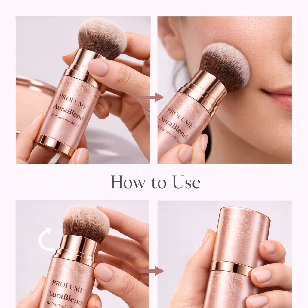 AuraBlend Retractable Brush