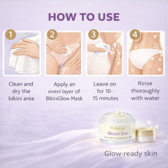 BikiniGlow  Instant Bikini Area Brightening Mask