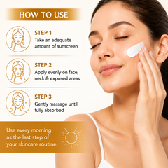 AgeShield Anti-Ageing Sunscreen SPF 50 PA+++ with Retinol, Zinc Oxide & Hydrolyzed Collagen