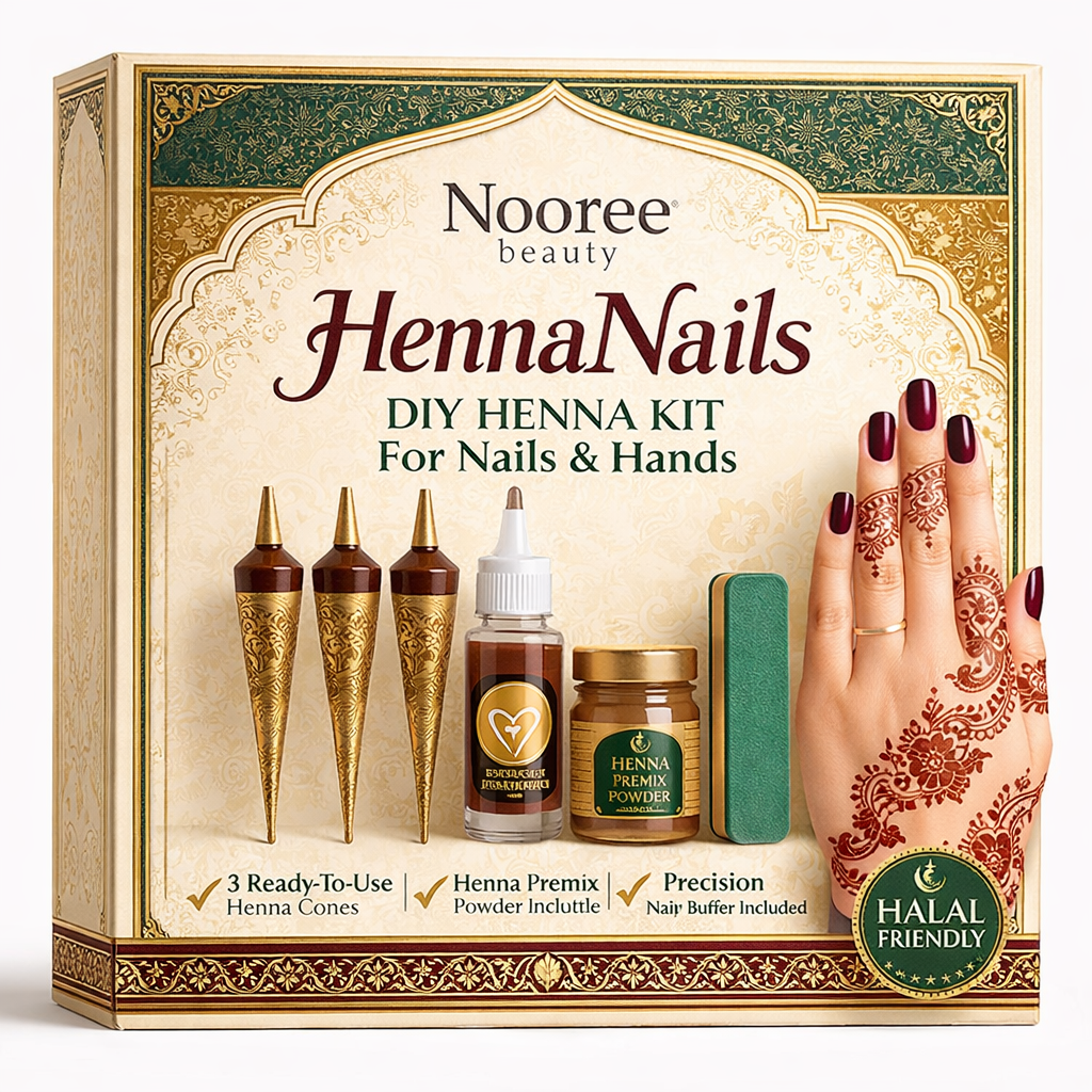 Nooree Beauty HennaNails DIY Henna Kit For Nails & Hands
