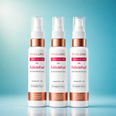 FollicleFuel Hair Biotin Mouth Spray for Hair Growth - Pack of 3