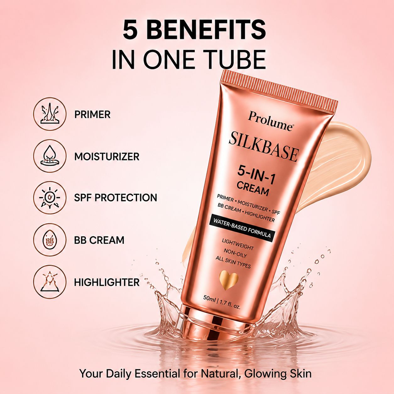 SilkBase 5-in-1 Primer and Moisturizer with SPF