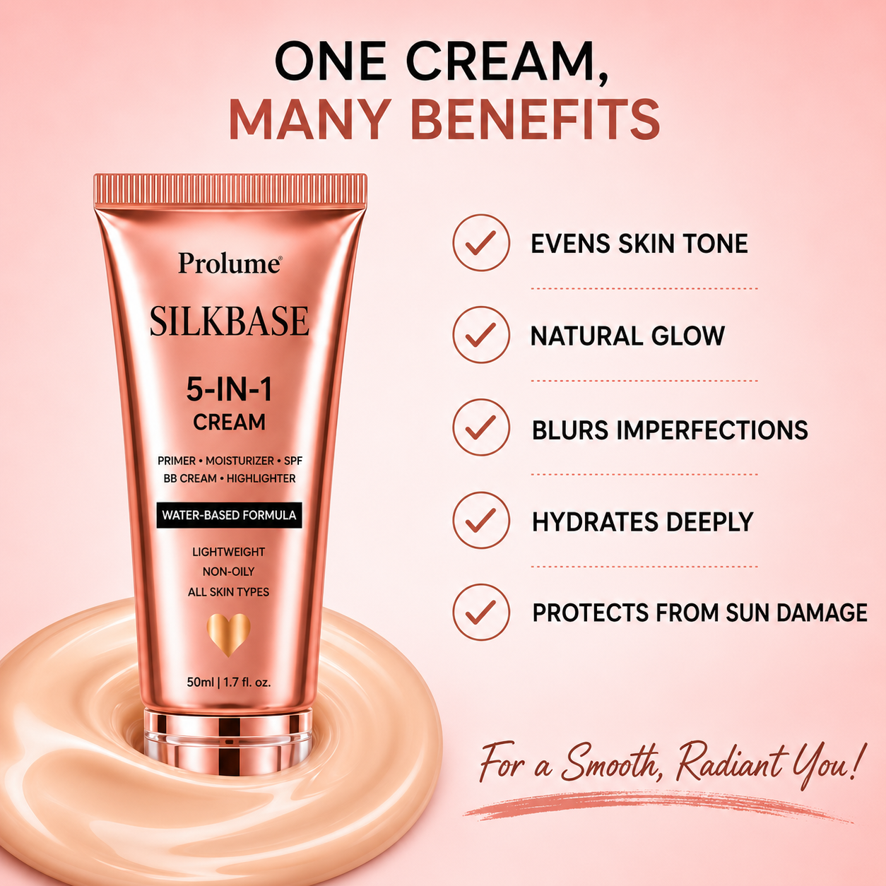 SilkBase 5-in-1 Primer and Moisturizer with SPF
