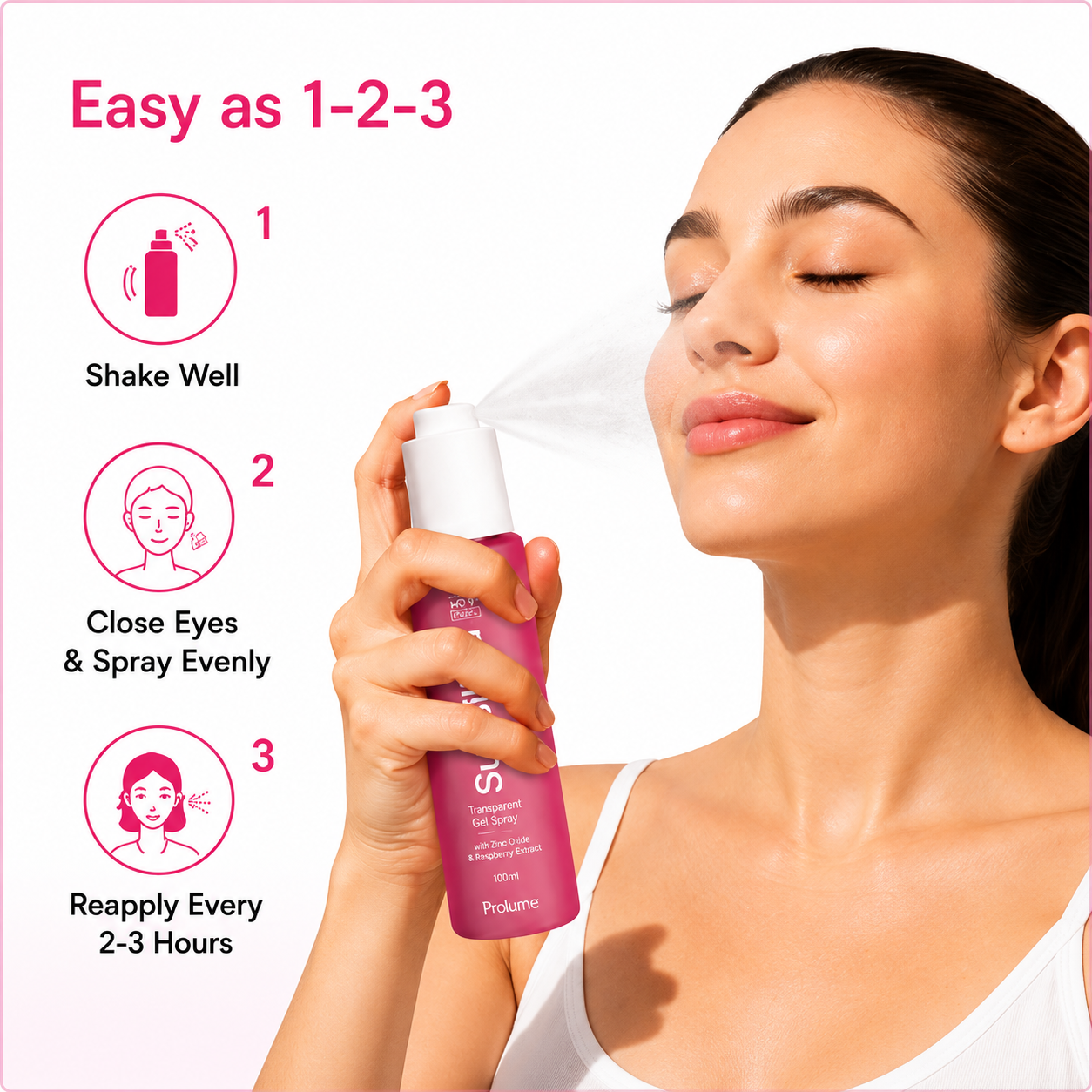 SunShield Transparent Gel Spray SPF 50+ PA++