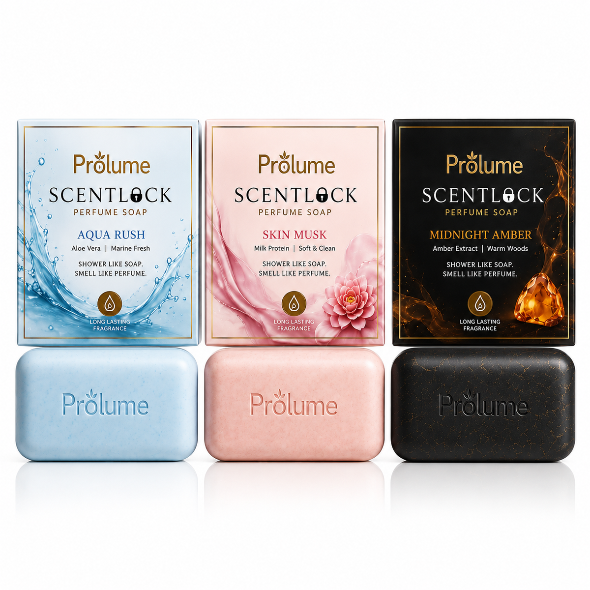 ScentLock Perfume Soap (Pack of 3)