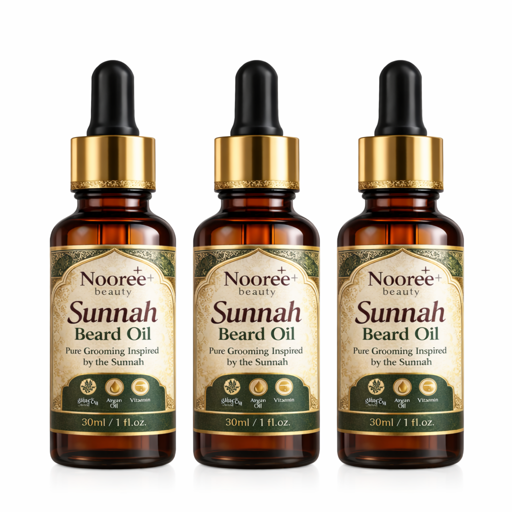 Nooree Sunnah Beard Oil-Pack of 3