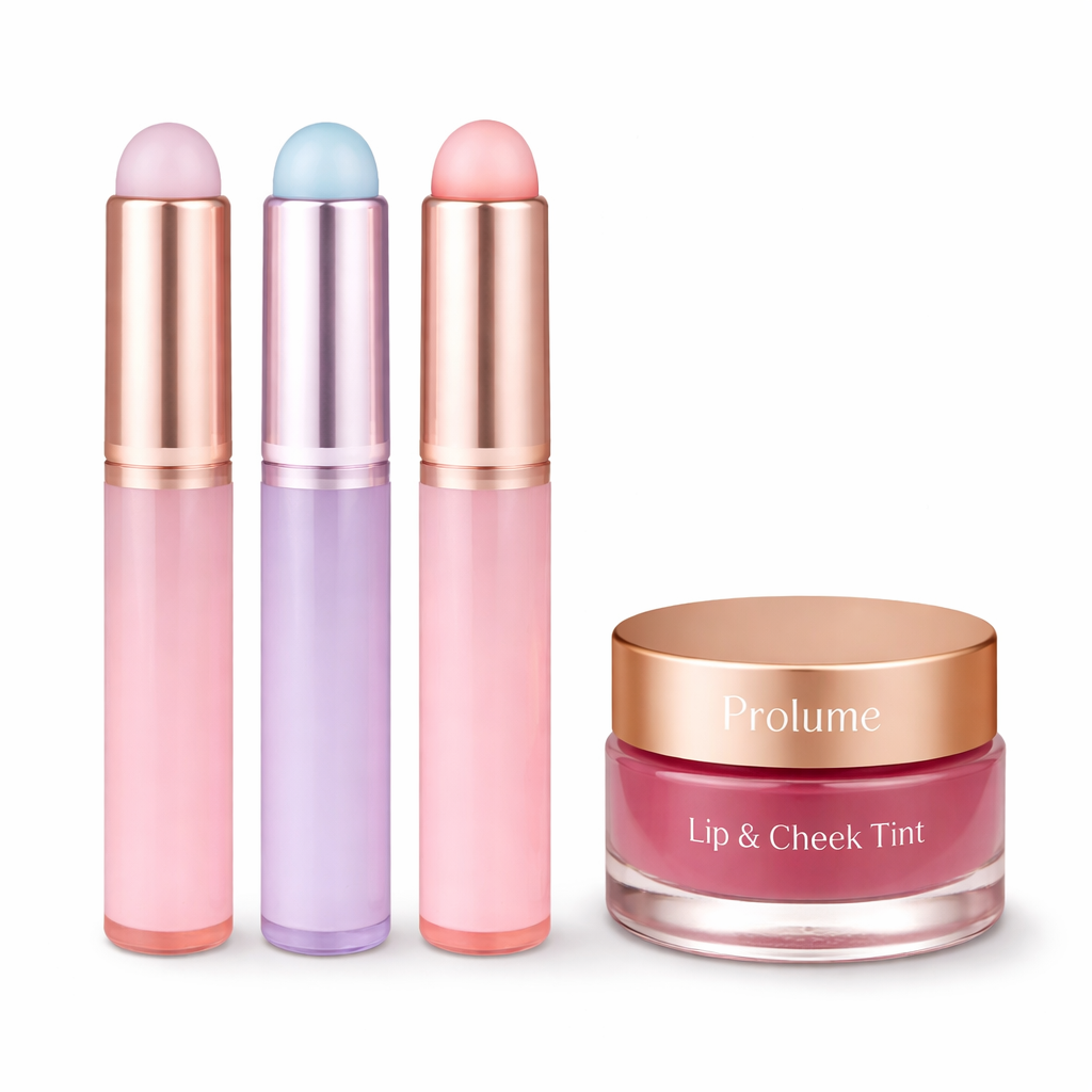 SoftTip Korean Silicone Brush Trio with Lip & Cheek Tint