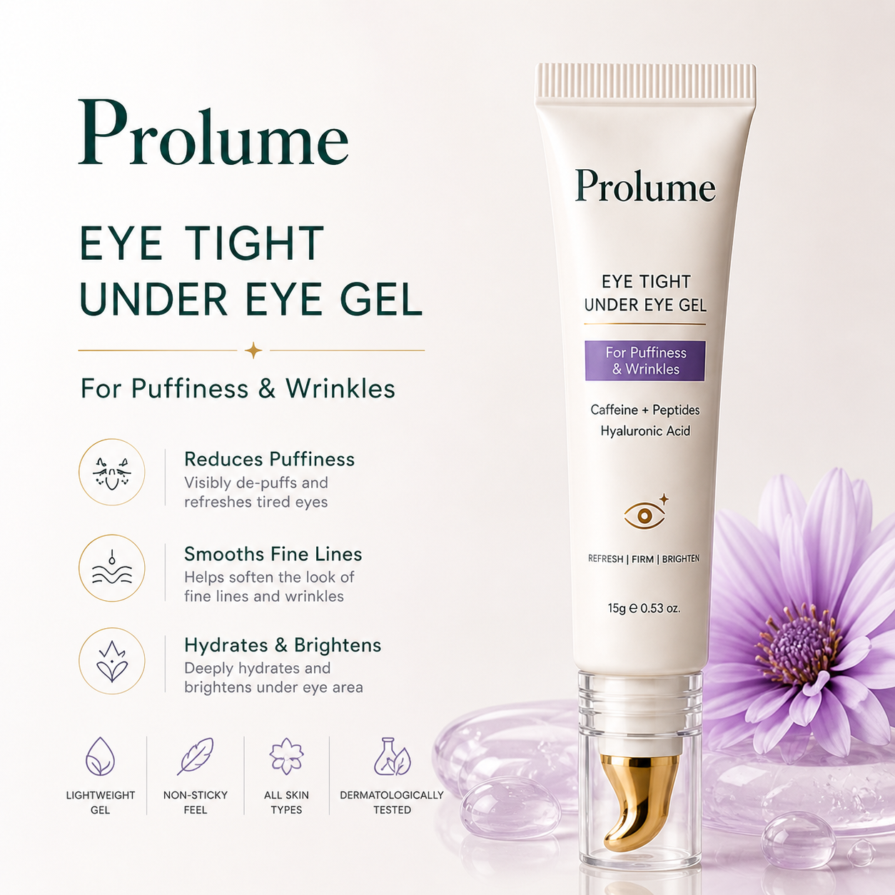 EyeTight Undereye Gel for puffiness and wrinkles