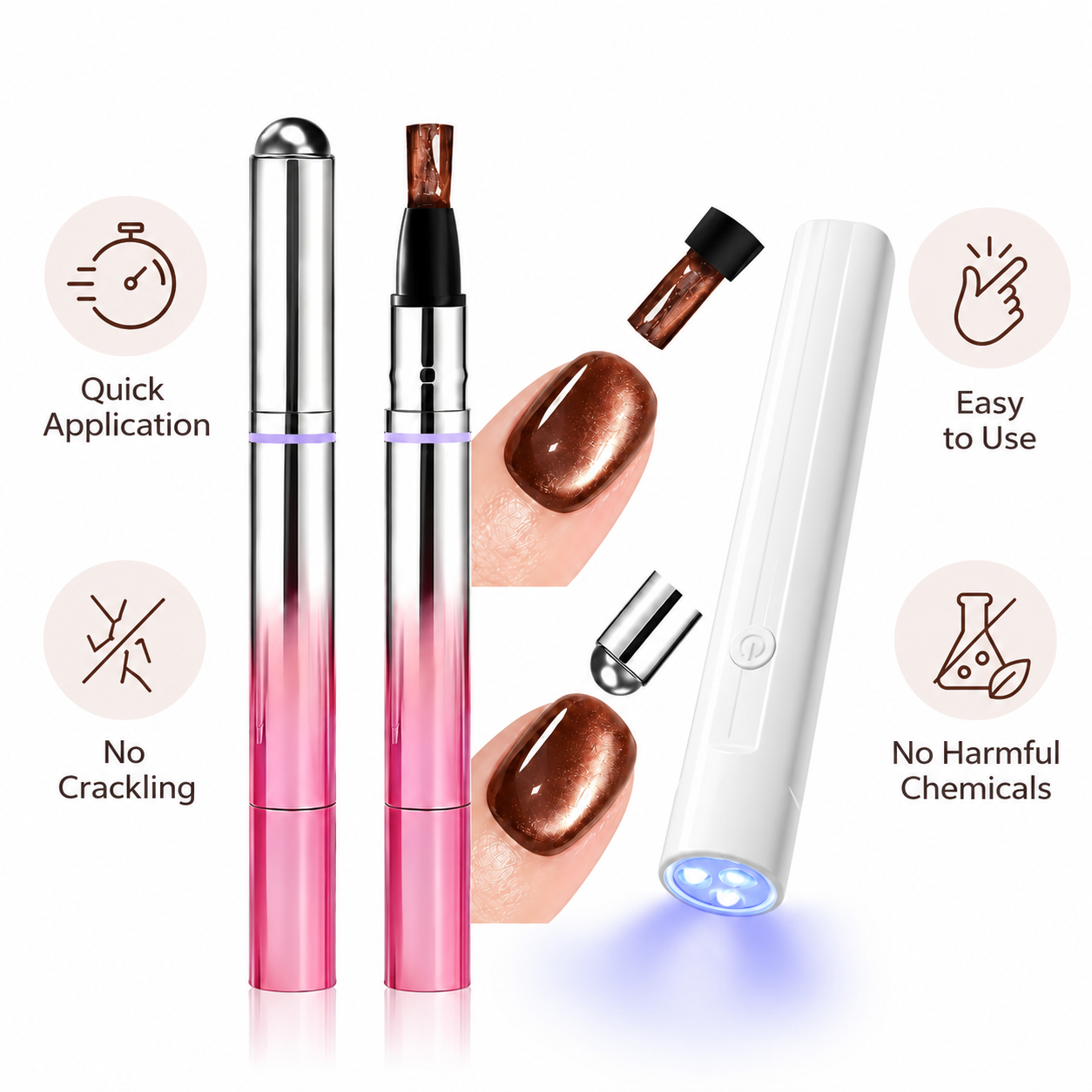 2-in-1 CatEye Magnetic Nail Polish Pen