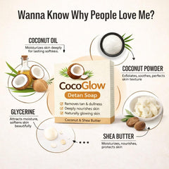 CocoGlow  Detan Soap – Pack of 6