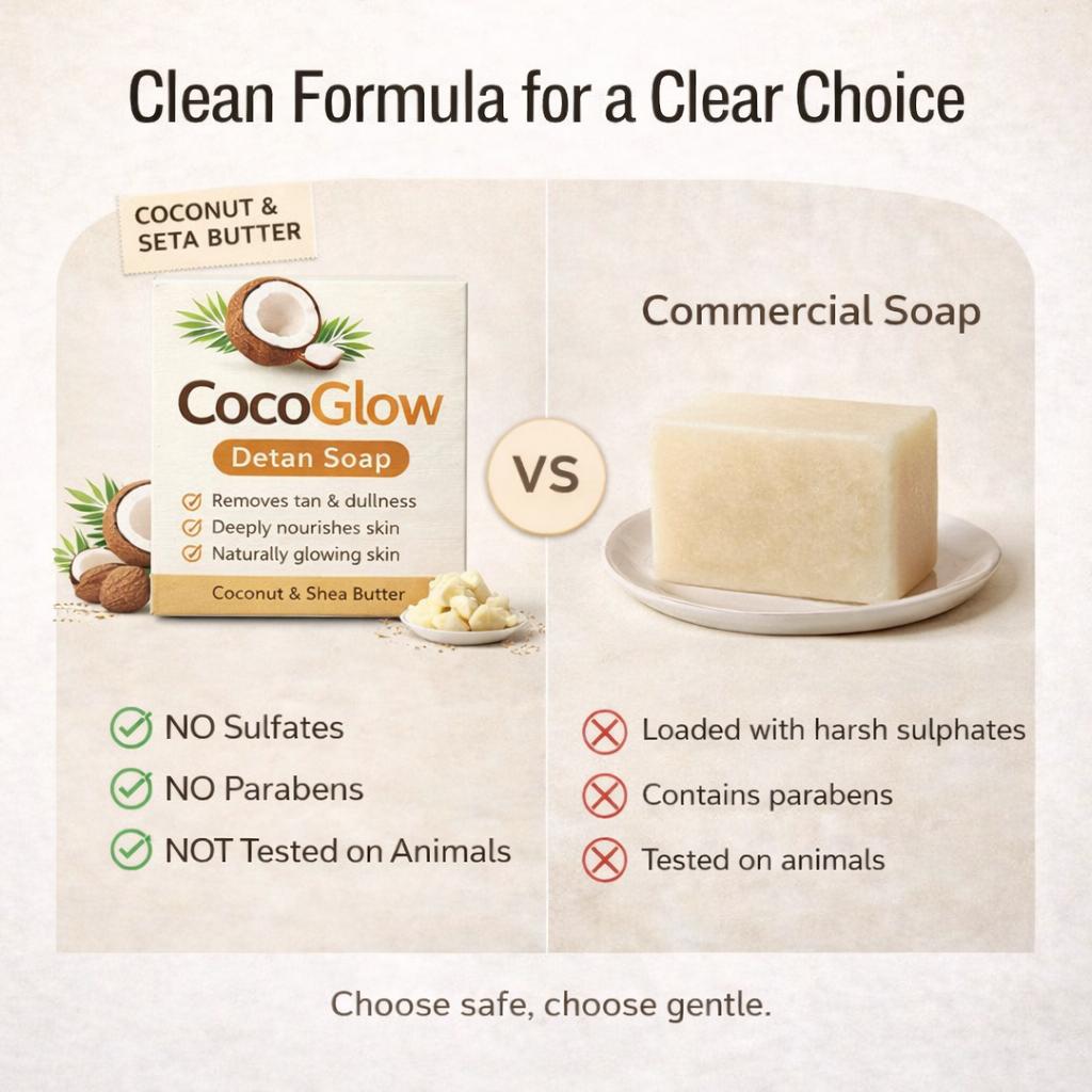 CocoGlow  Detan Soap – Pack of 6