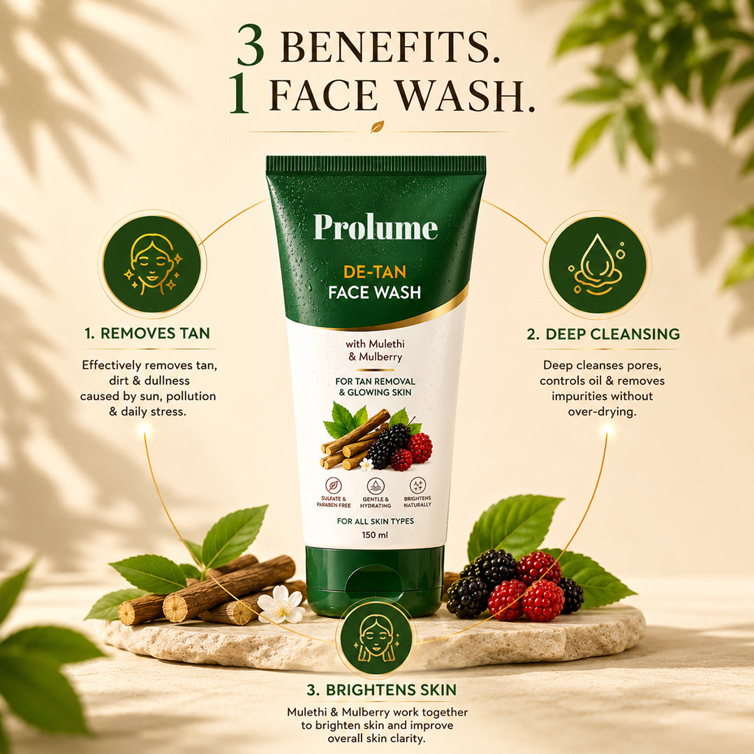 De-Tan Face Wash with Mulethi & Mulberry