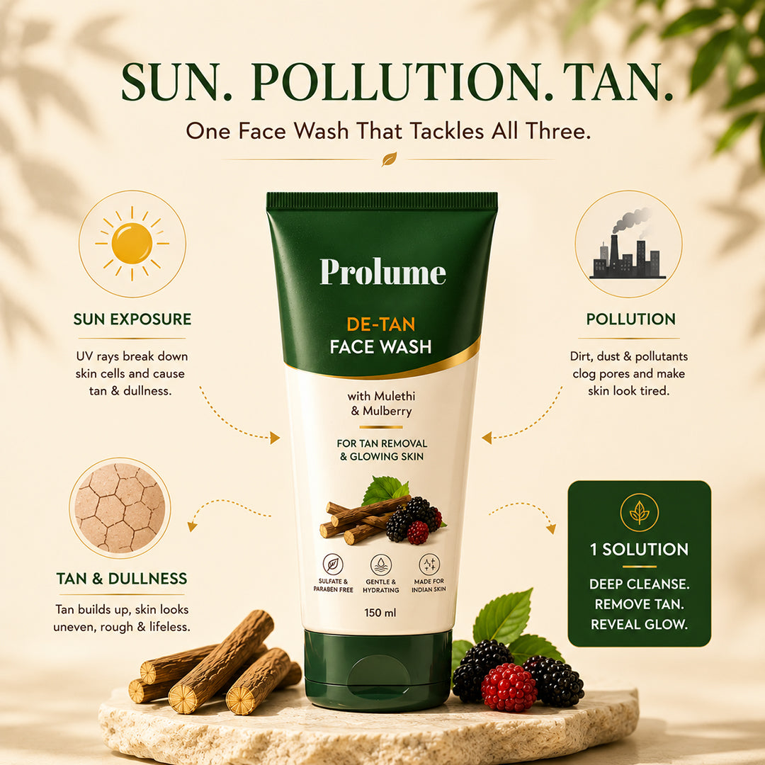 De-Tan Face Wash with Mulethi & Mulberry