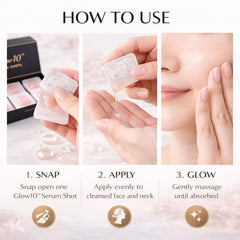 Glow10 Serum Shots – Glowing Skin Treatment (Pack of 10)