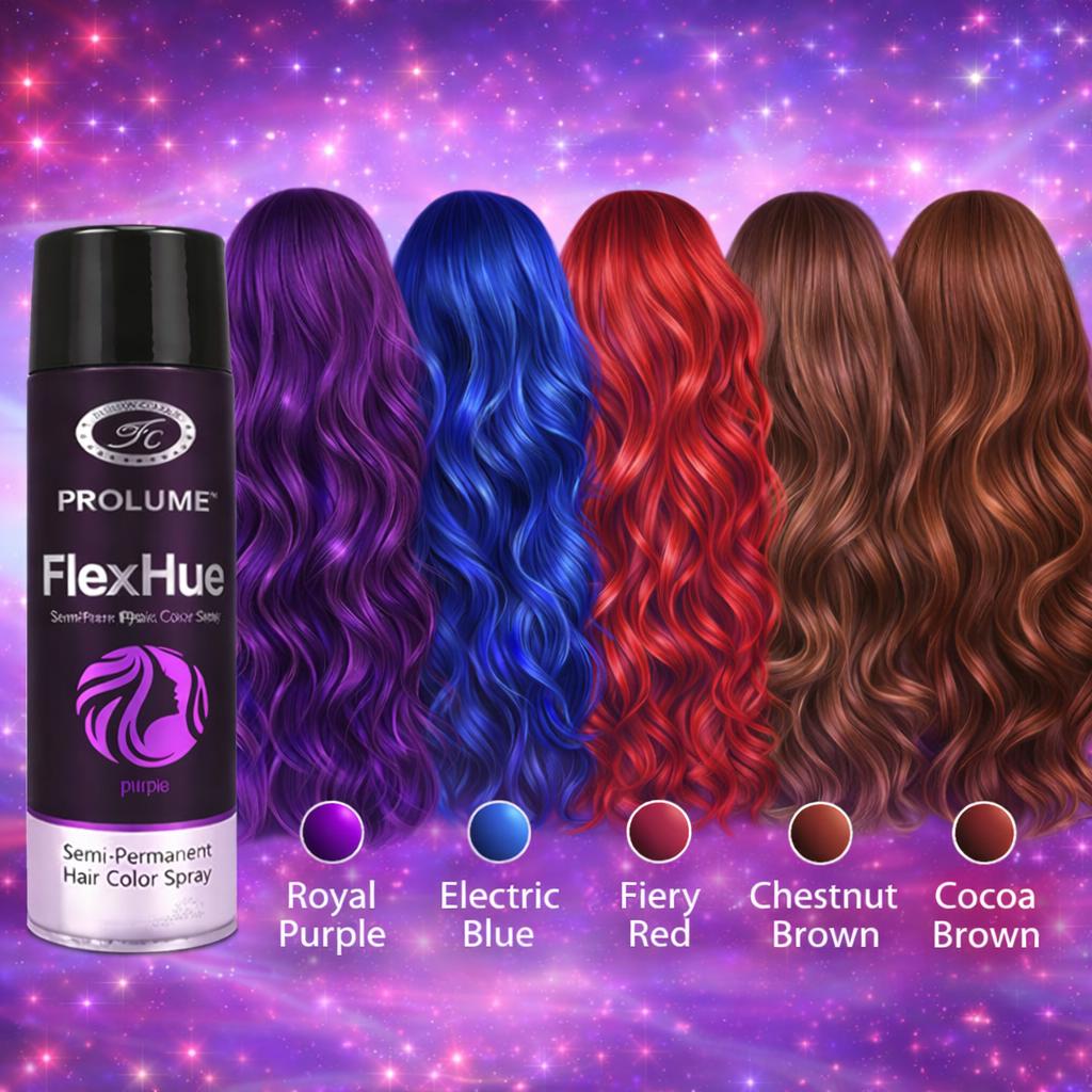 FlexHue – Semi-Permanent Hair Color Spray