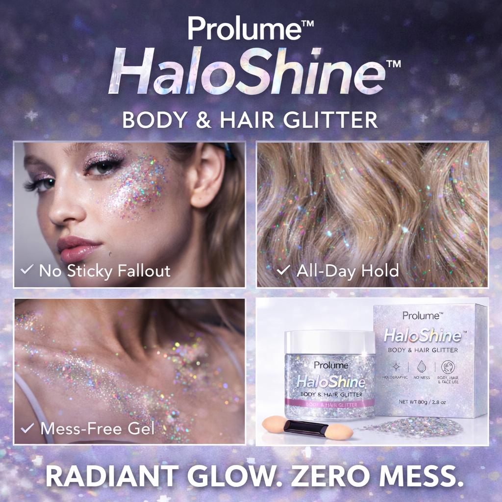 HaloShine Body & Hair Glitter